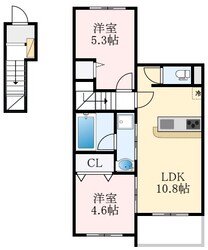 泉ケ丘駅 徒歩15分 2階の物件間取画像